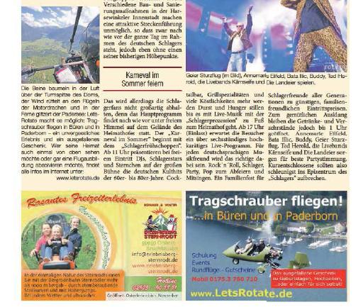Die Beine baumeln in der Luft...